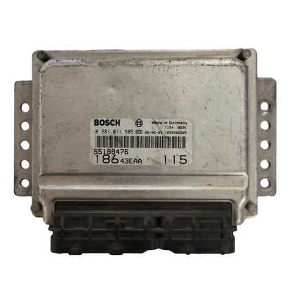 FIAT MULTIPLA ECU / 0281011505 / 55198476 / BOSCH