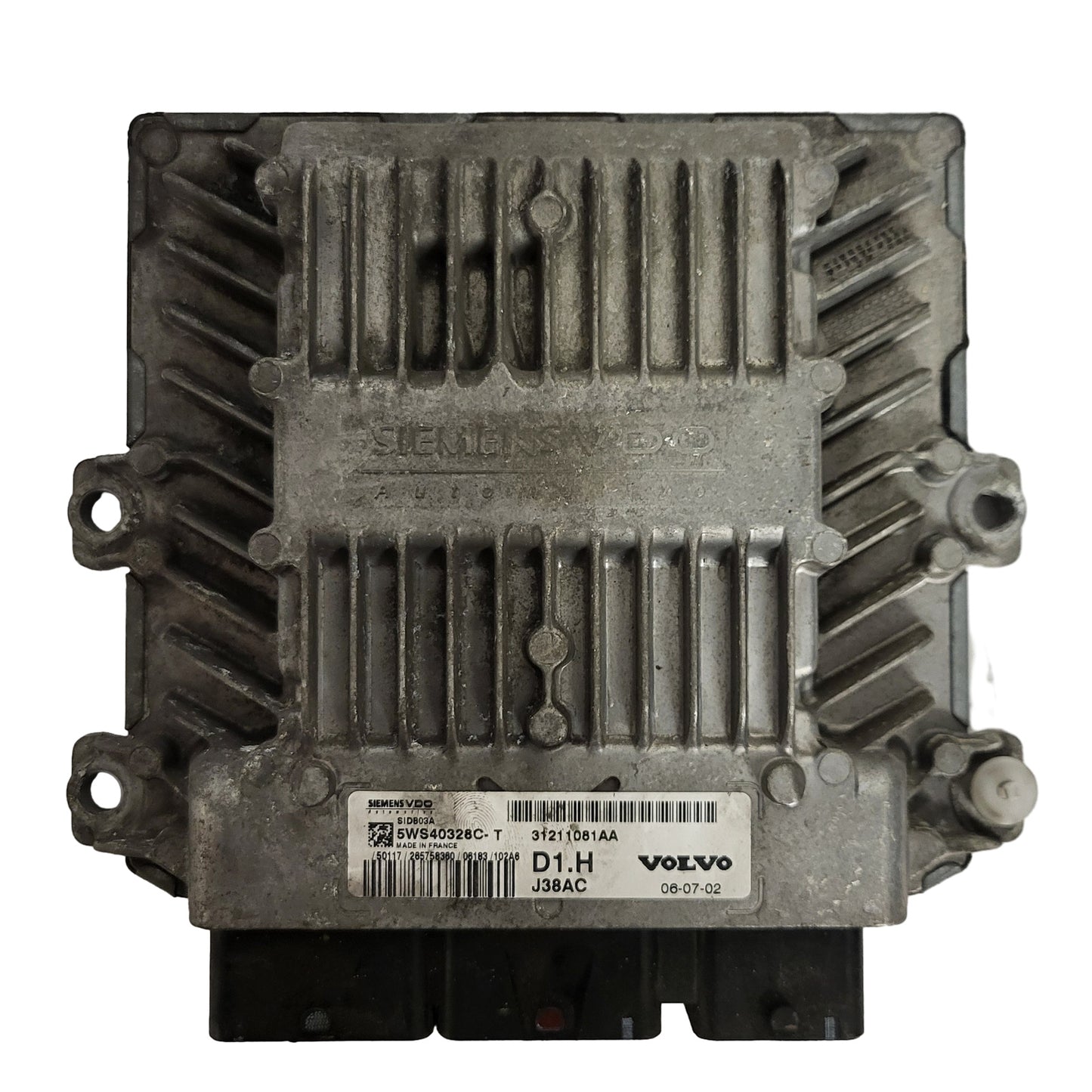 VOLVO V50 ECU / 5WS40328C-T / 31211081AA / SID803A / D1.H / J38AC / SIEMENS