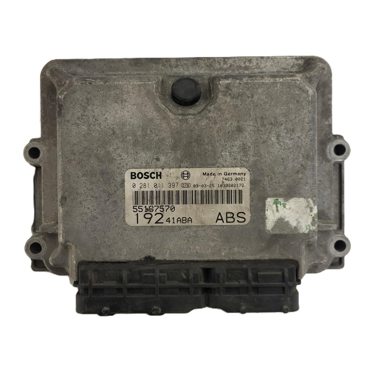 FIAT STILO ECU / 0281011397 / 55187570 / BOSCH - C29-15 - 1
