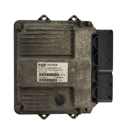 FIAT DOBLO ECU / 51779335 / MJD 6F3.D1 / HW03R / 71600.043.02 / MAGNETI MARELLI