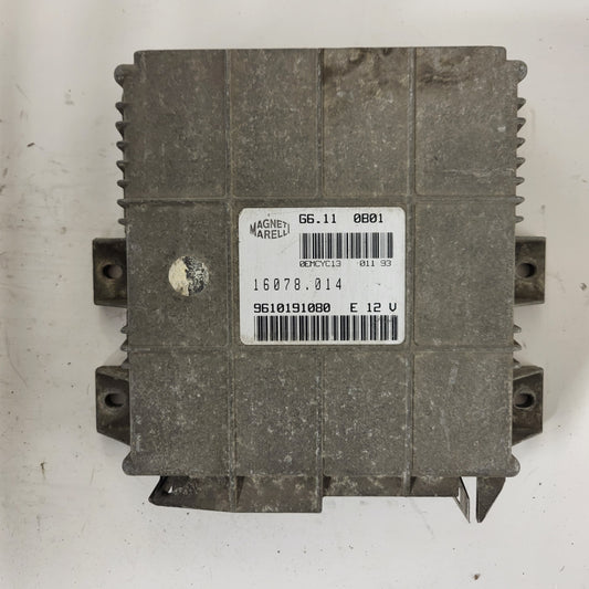 Citroen Peugeot PSA ECU / G6.11 / 16078.014 / 9610191080 / MAGNETI MARELLI