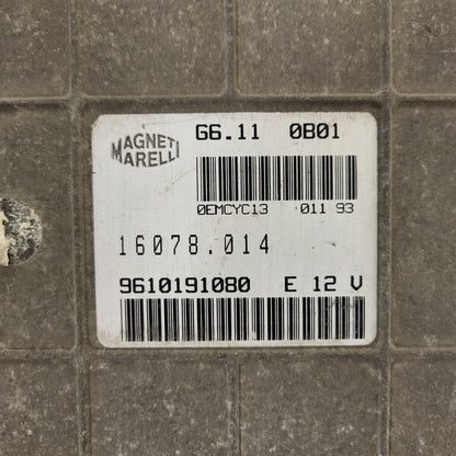 Citroen Peugeot PSA ECU / G6.11 / 16078.014 / 9610191080 / MAGNETI MARELLI