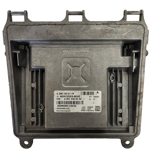 MERCEDES A W169 ECU / 51779335 / A0014460240 / 5WK90909 / SIM266 / SIEMENS