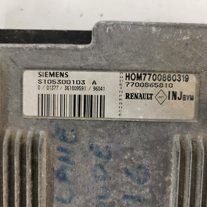 REANULT ECU / S105300103A / HOM7700860319 / 7700865810 / SIEMENS