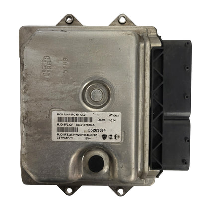 FIAT FIORINO BIPPER ECU / 55263694 / MJD 8F3.QF / HW20P / BC.0137836.A / MAGNETI MARELLI