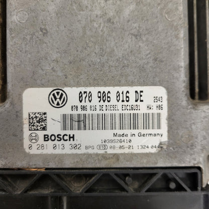 VW TOUAREG ECU / 070906016DE / 0281013302 / EDC16U31 / 070906016 / BOSCH