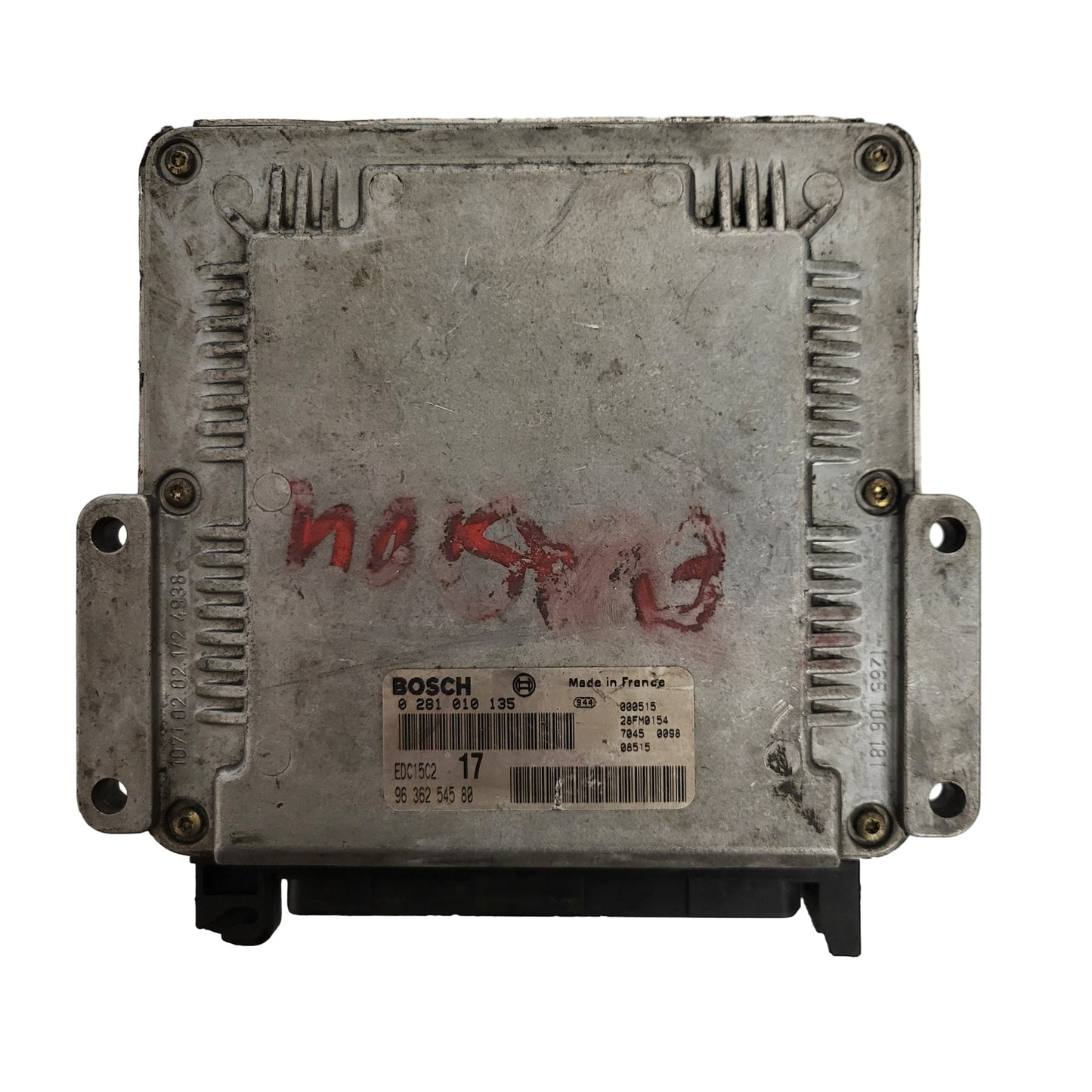 Peugeot 806 ECU / 0281010135 / 9636254580 / EDC15C2 / BOSCH