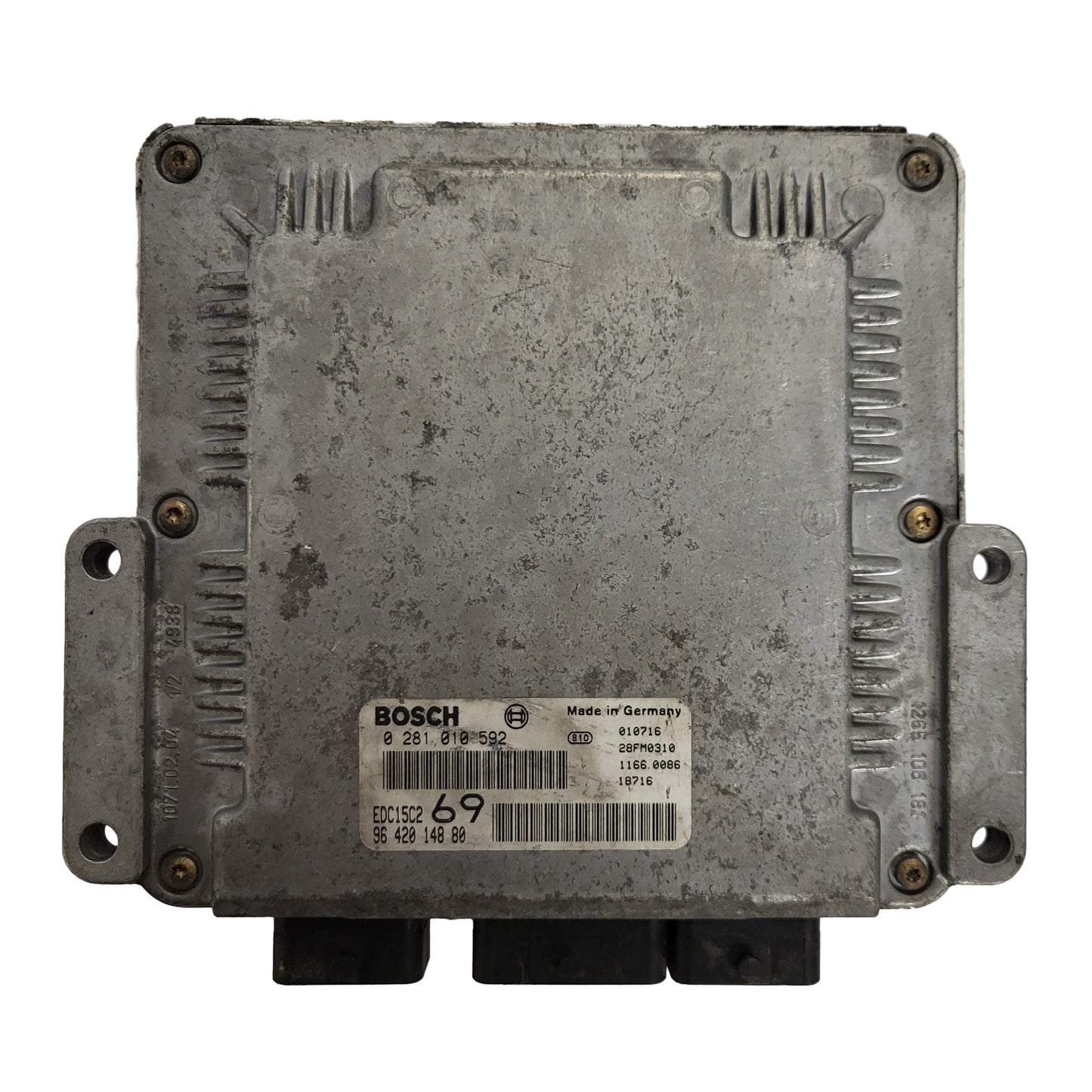 Peugeot Citroen ECU / 0281010592 / 9642014880 / EDC15C2 / BOSCH
