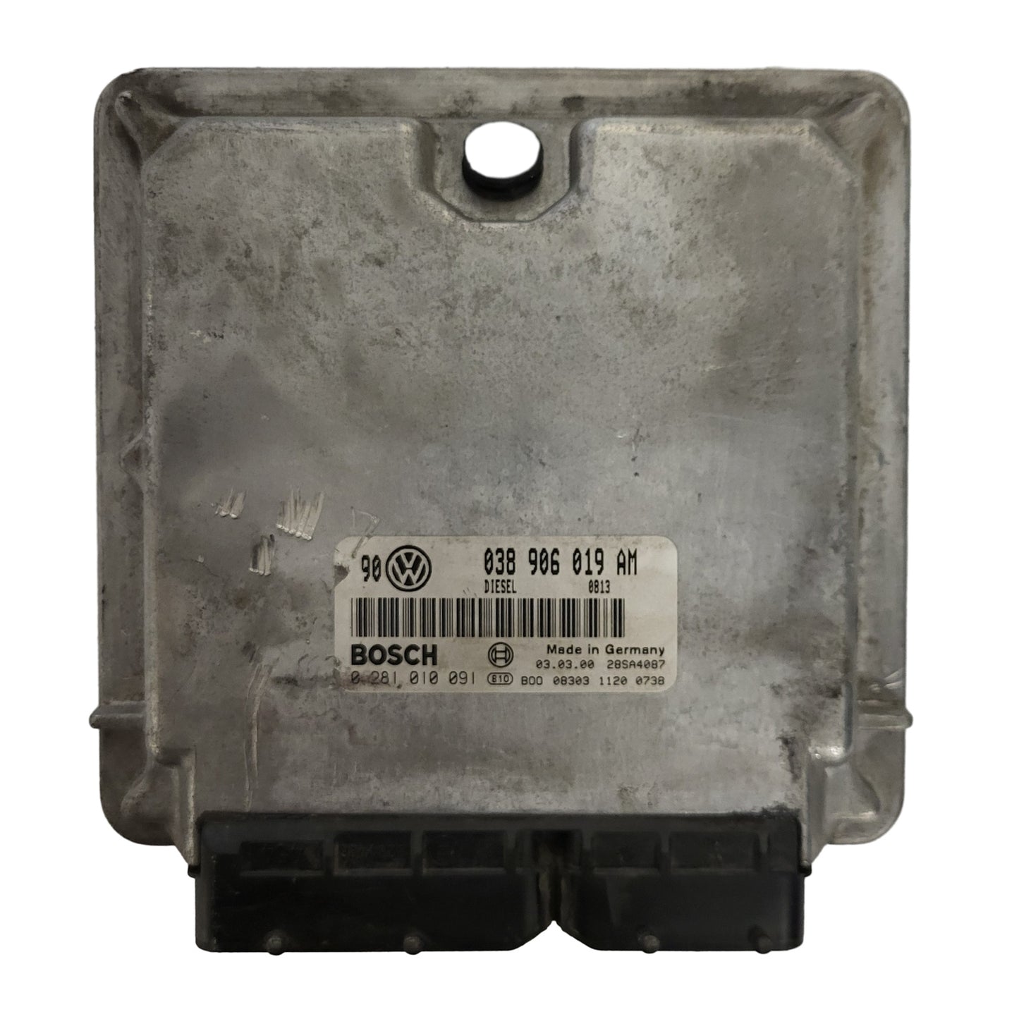 VW GOLF ECU / 038906019AM / 0281010091 / BOSCH