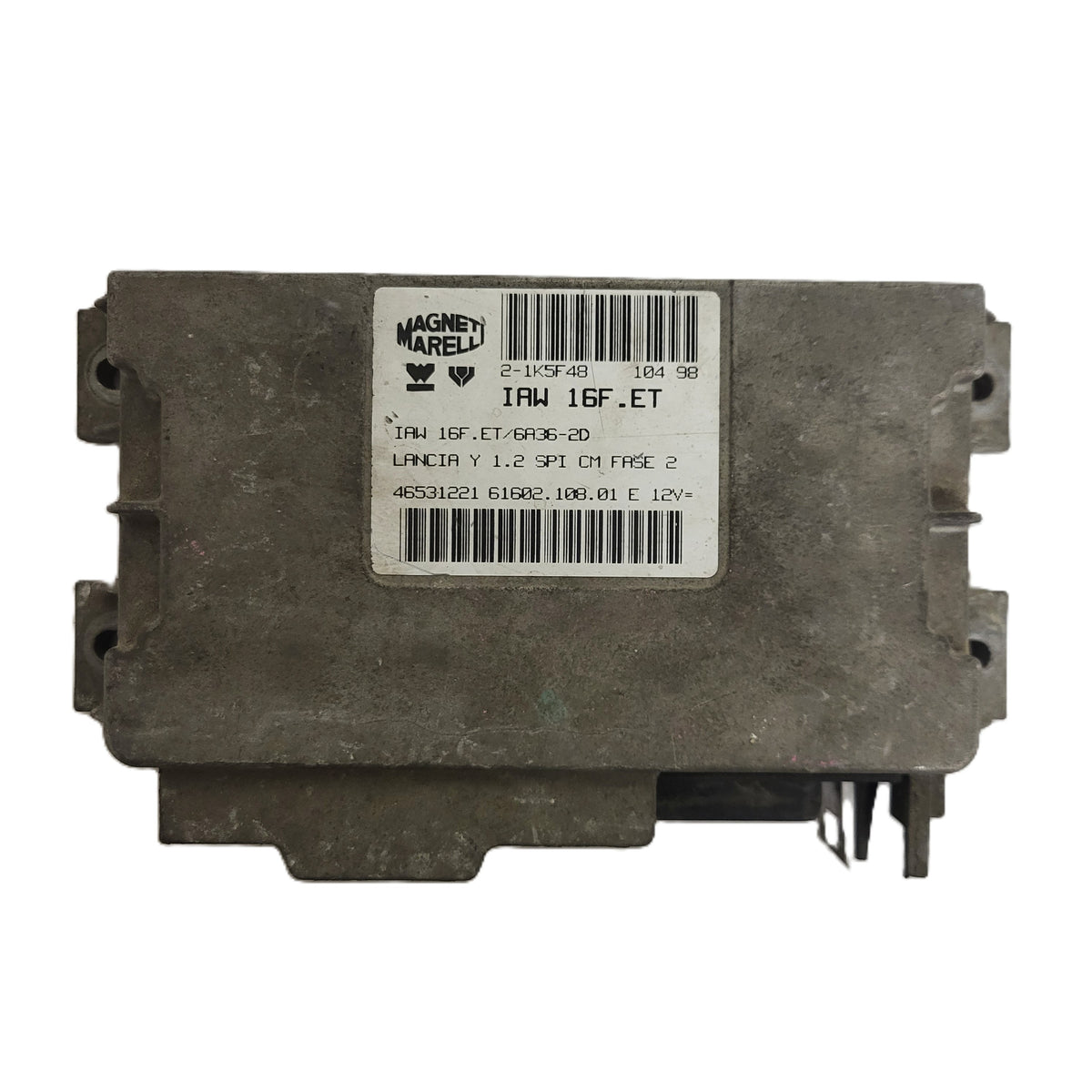 LANCIA YPSILON 1.2 ECU / IAW 16F.ET / 46531221 / 61602.108.01 / MAGNETI MARELLI - C30-10 - 1