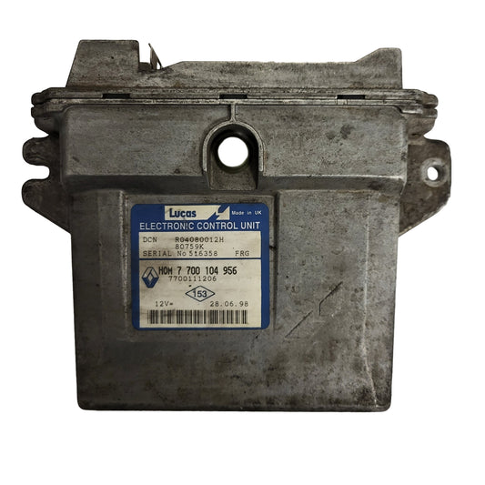 RENAULT KANGOO ECU / R04080012H / 7700104956 / 7700111206 / LUCAS