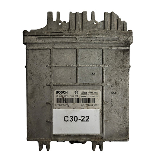RENAULT KANGOO ECU / 0281001878 / 8200059887 / HOM7700109062 / BOSCH