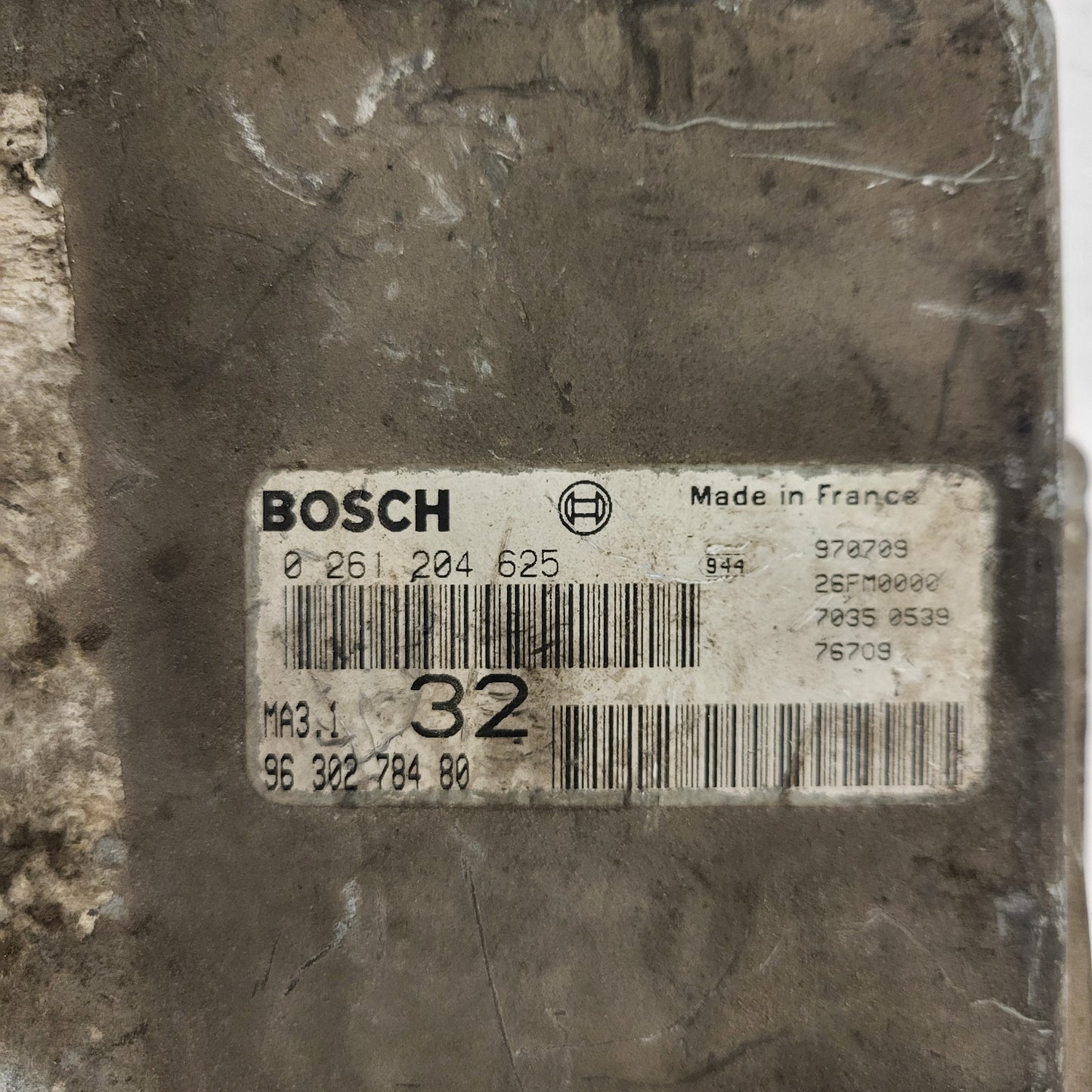 PEUGEOT CITROEN 106 SAXO ECU / 0261204625 / 9630278480 / MA3.1 / BOSCH