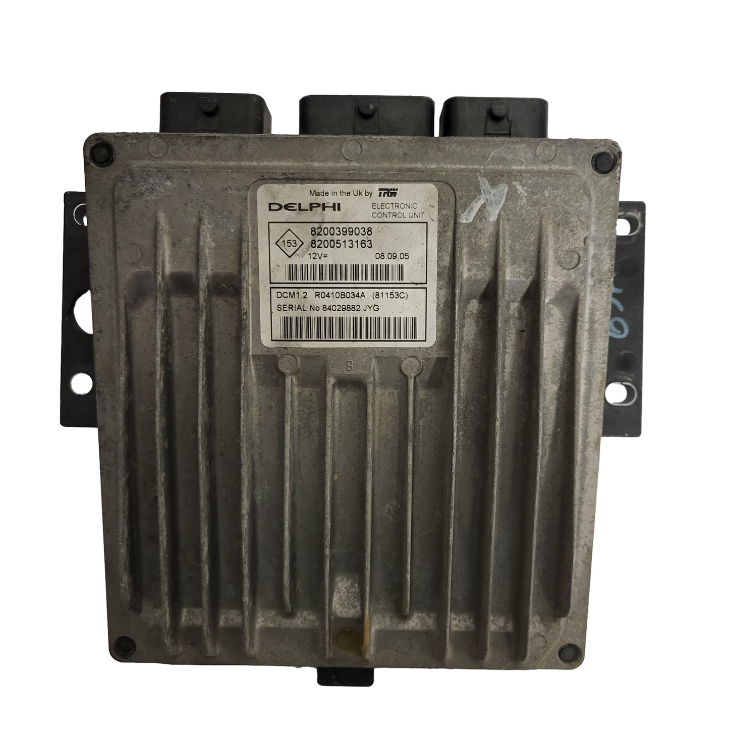 Renault ECU / 8200399038 / 8200513163 / R0410B034A / DCM1.2 / DELPHI