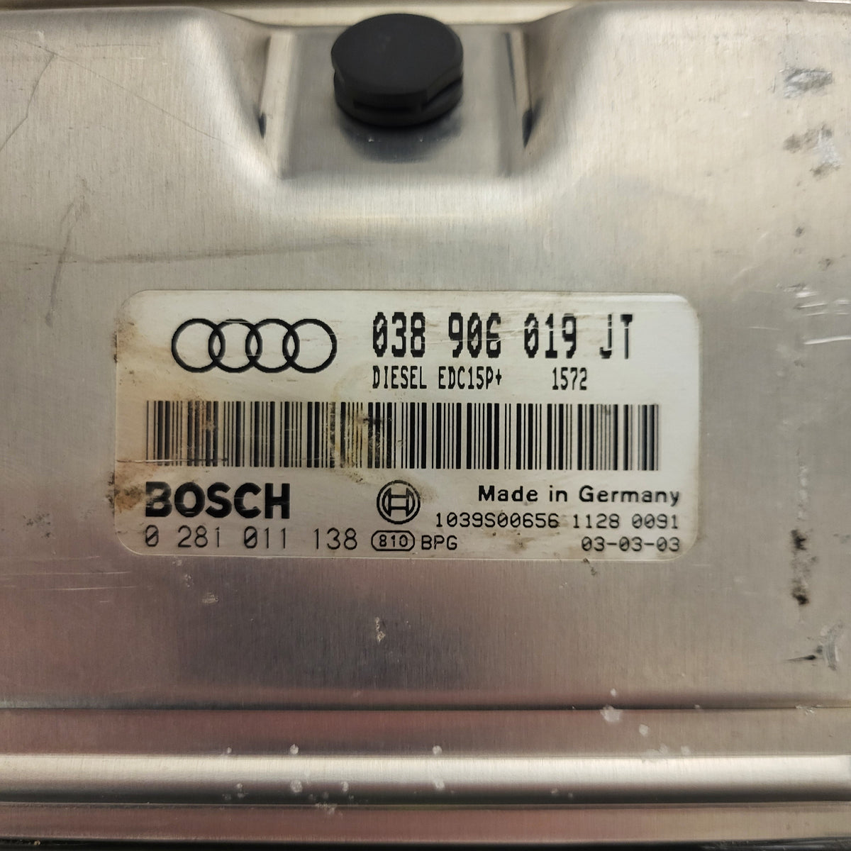 3x AUDI A4 ECU / 038906019JT / 0281011138 / EDC15P+ / BOSCH BULK STOCK