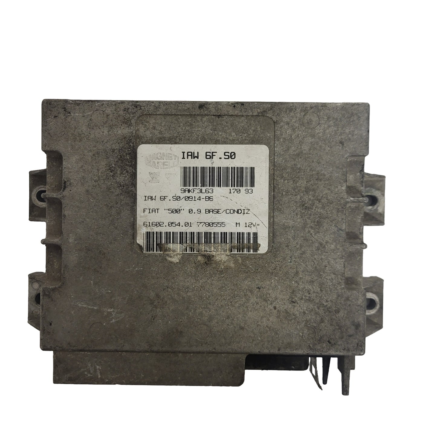 FIAT 500 ECU / IAW 6F.S0 / 7780555 / 61602.054.01 / MAGNETI MARELLI