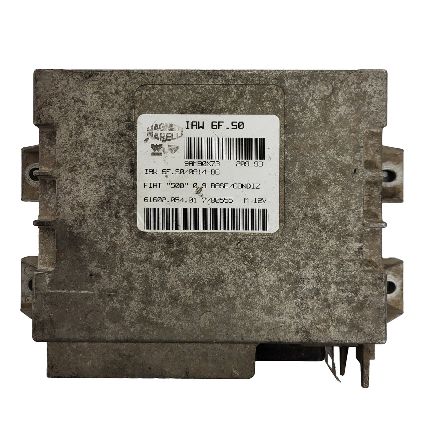 FIAT 500 ECU / IAW 6F.S0 / 7780555 / 61602.054.01 / MAGNETI MARELLI