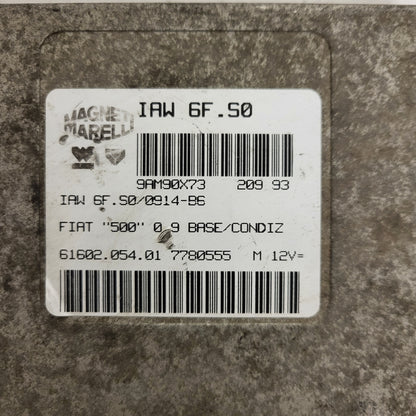 FIAT 500 ECU / IAW 6F.S0 / 7780555 / 61602.054.01 / MAGNETI MARELLI