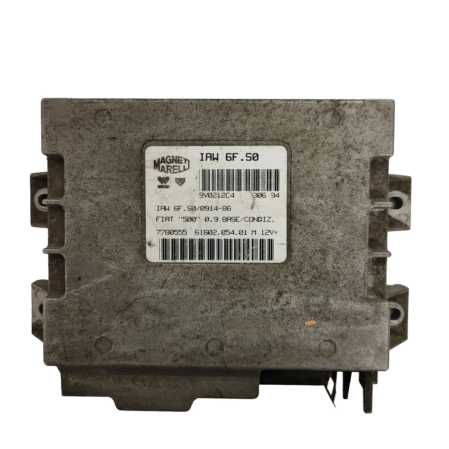 FIAT 500 ECU / IAW 6F.S0 / 7780555 / 61602.054.01 / MAGNETI MARELLI