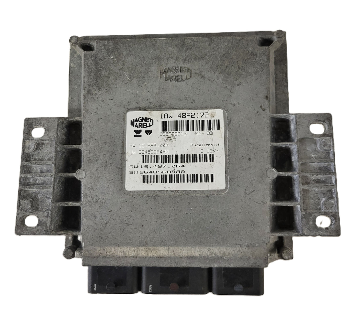 PEUGEOT CITROEN ECU / IAW48P2.72 / SW 9647714780 / HW 9645989480 / MAGNETI MARELLI
