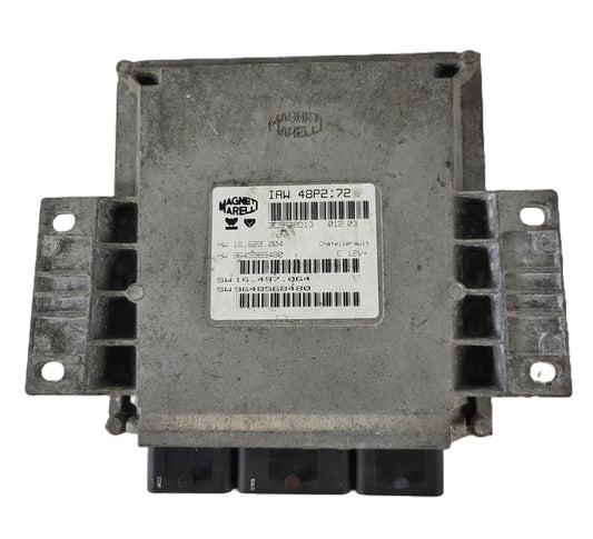 PEUGEOT CITROEN ECU / IAW48P2.72 / SW 9647714780 / HW 9645989480 / MAGNETI MARELLI