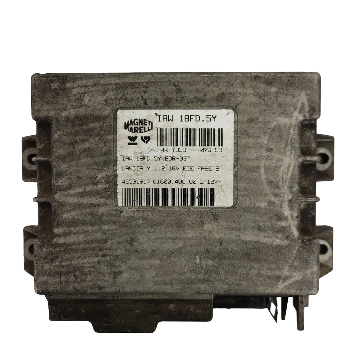 LANCIA Y 1.2 16V ECU / 46531217 / IAW 18FD.5Y / 61600.406.00 / MAGNETI MARELLI