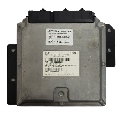 FIAT MULTIPLA BIPOWER ECU / 55196522 / 4100105 / C601 / METATRON - C32-05 - 1