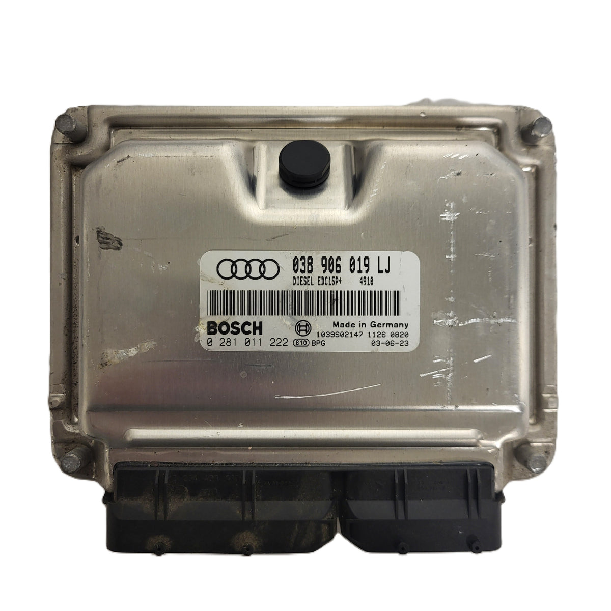 AUDI A4 ECU / 038906019LJ / 0281011222 / EDC15P+ / BOSCH - C32-18 - 1