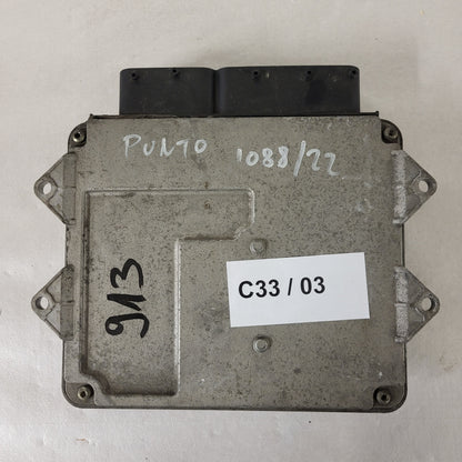 Fiat Punto 1.3 ECU / 55186608 / MJD 6JF.P3 / HW01B / MAGNETI MARELLI