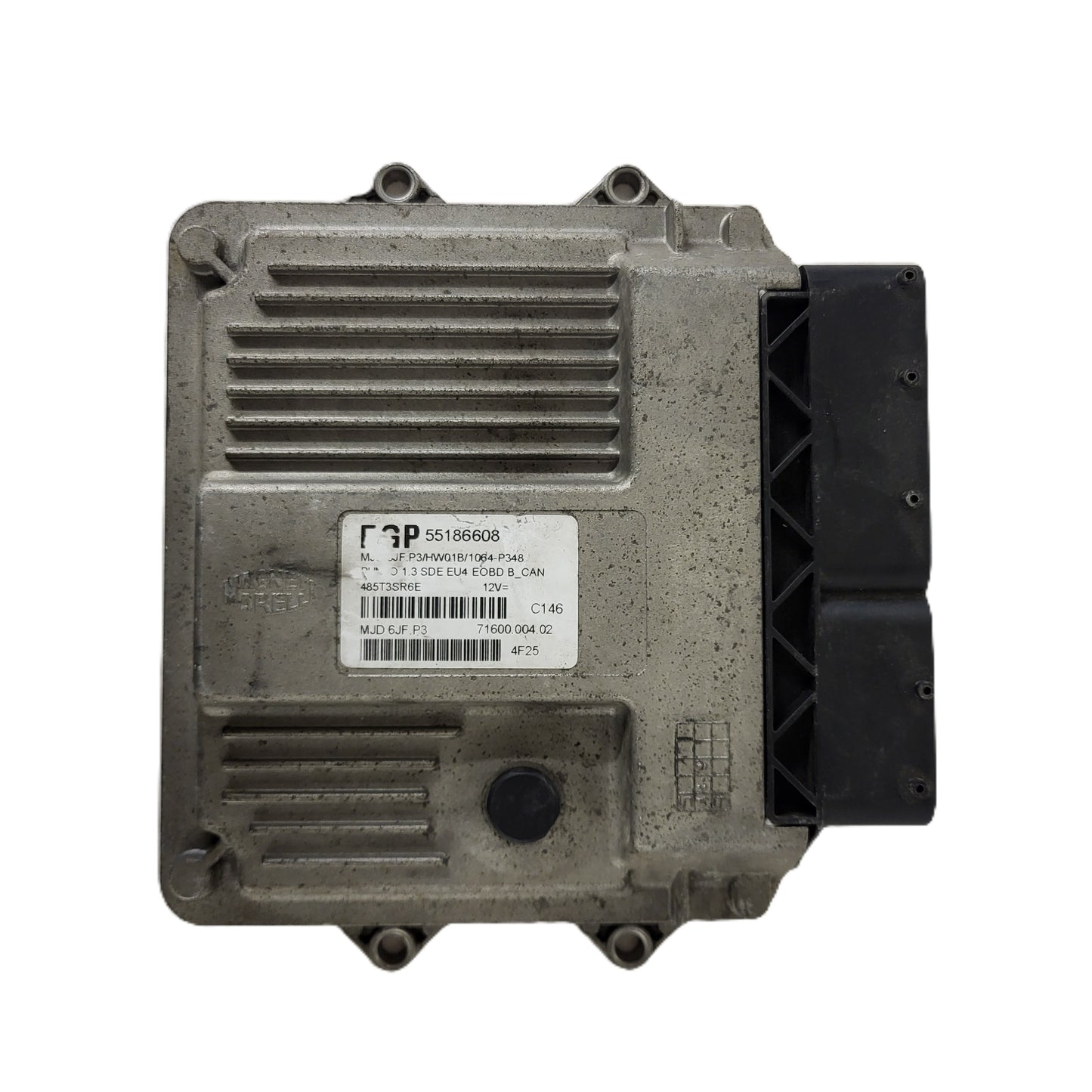Fiat Punto 1.3 ECU / 55186608 / MJD 6JF.P3 / HW01B / MAGNETI MARELLI