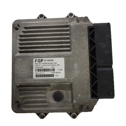 Fiat Punto 1.3 ECU / 55186608 / MJD 6JF.P3 / HW01B / MAGNETI MARELLI