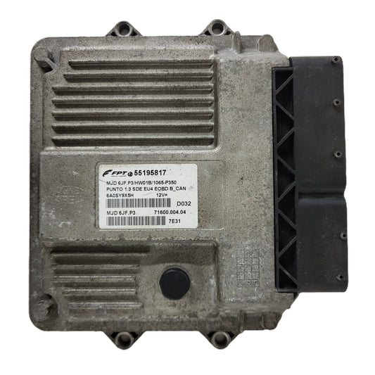 FIAT PUNTO ECU / MJD 6JF.P3 / 55195817 / HW1BM / 71600.053.00 / MAGNETI MARELLI