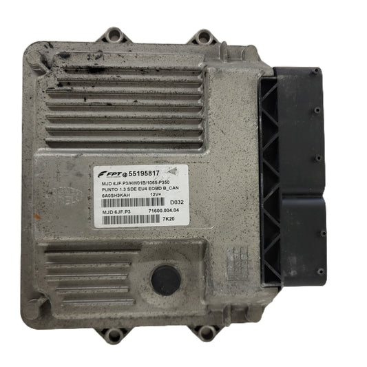 FIAT PUNTO ECU / MJD 6JF.P3 / 55195817 / HW1BM / 71600.053.00 / MAGNETI MARELLI