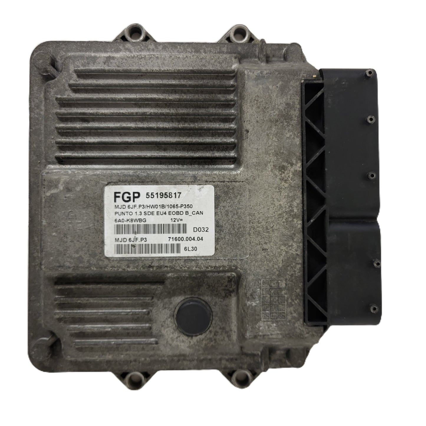 FIAT PUNTO ECU / MJD 6JF.P3 / 55195817 / HW1BM / 71600.053.00 / MAGNETI MARELLI