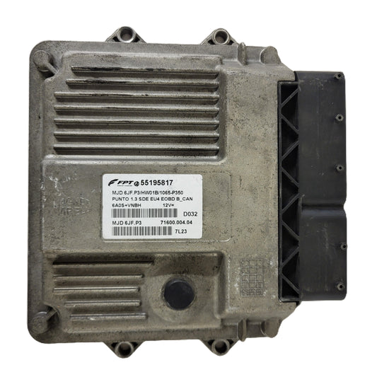 FIAT PUNTO ECU / MJD 6JF.P3 / 55195817 / HW1BM / 71600.053.00 / MAGNETI MARELLI