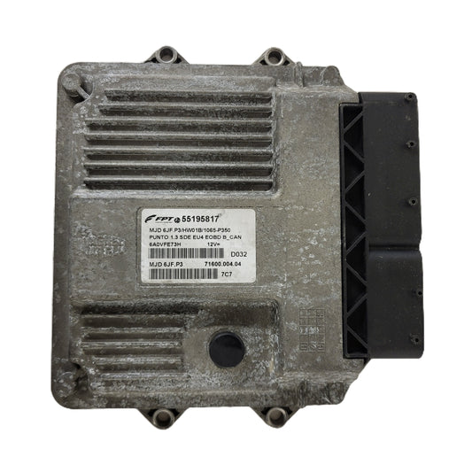 FIAT PUNTO ECU / MJD 6JF.P3 / 55195817 / HW1BM / 71600.053.00 / MAGNETI MARELLI