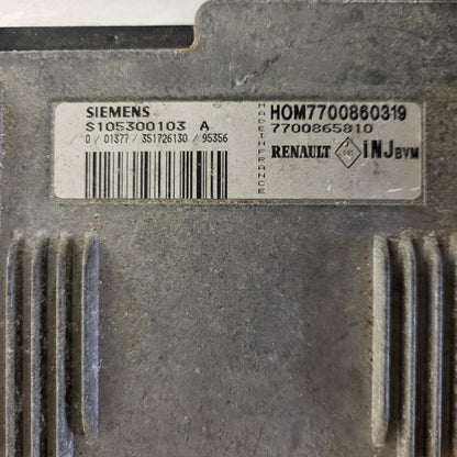 REANULT ECU / S105300103A / HOM7700860319 / 7700865810 / SIEMENS