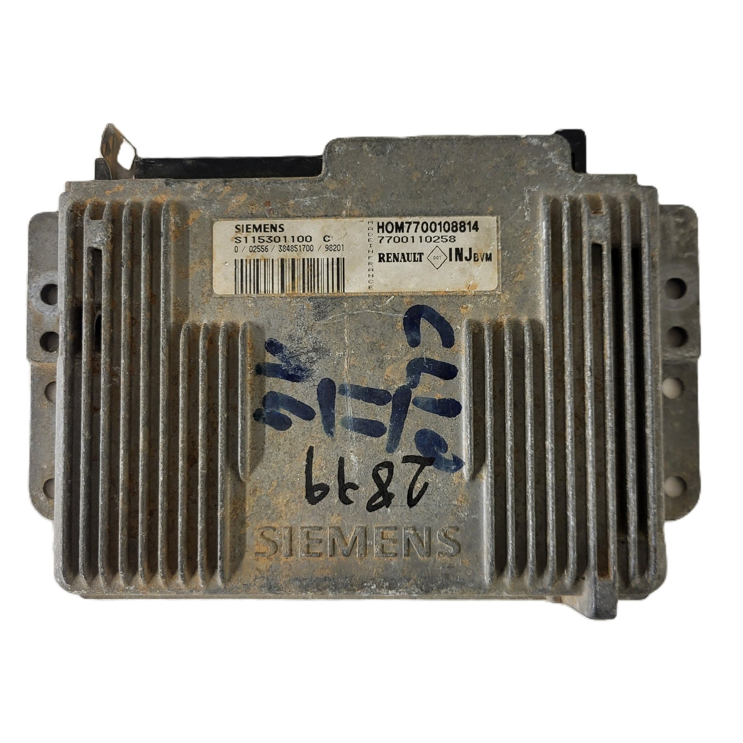 Renault ECU / S115301100C / HOM7700108814 / 7700110258 / S115301100 / SIEMENS