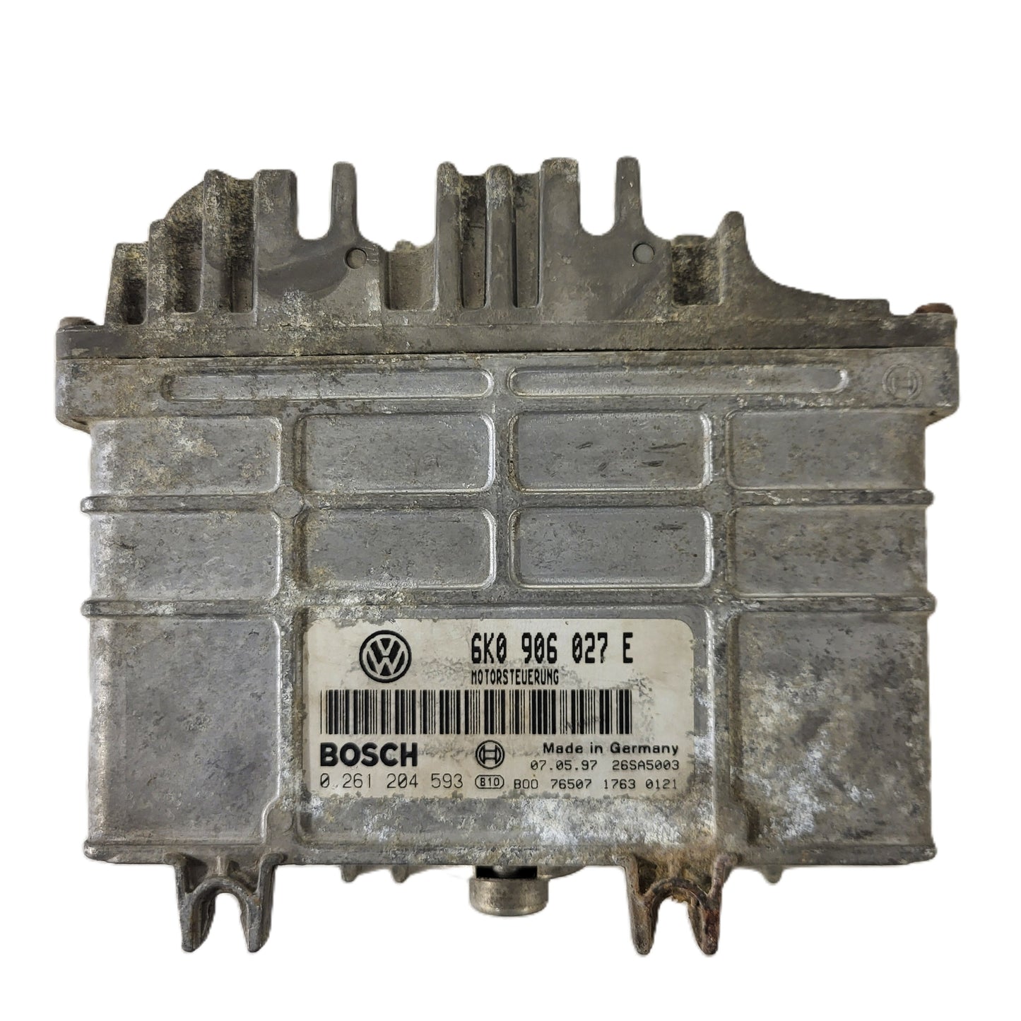 VOLKSWAGEN POLO 6N ECU / 0261204593 / 6K0906027E / BOSCH