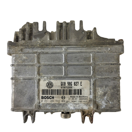 VOLKSWAGEN POLO 6N ECU / 0261204593 / 6K0906027E / BOSCH