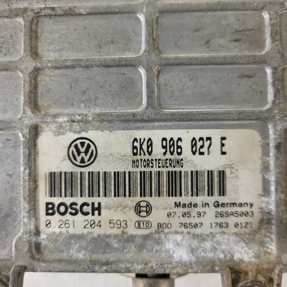 VOLKSWAGEN POLO 6N ECU / 0261204593 / 6K0906027E / BOSCH