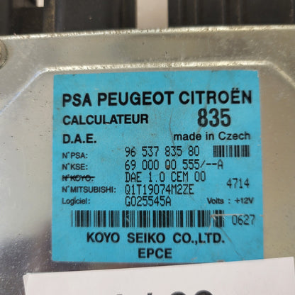 CITROEN C3 POWER STEERING MODULE ECU / 9653783580 /G025545A / KOYO