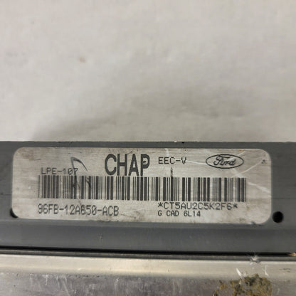 FORD FIESTA ECU / 96FB-12A650-ACB / CHAP / LPE-107 / EEC-V