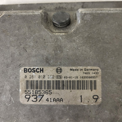 ALFA 147 ECU / 0281010332 / 55185365 / BOSCH