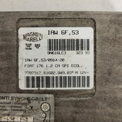 FIAT PUNTO 176 1.2 ECU / IAW 6F.S3 / 7787317 / 61602.049.03 / MAGNETI MARELLI