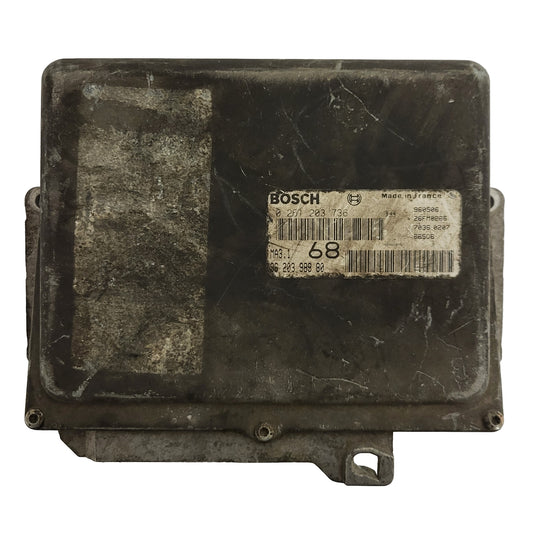Peugeot 106 Citroen Saxo 1.1 ECU / 0261203736 / 96203998980 / MA3.1 / BOSCH