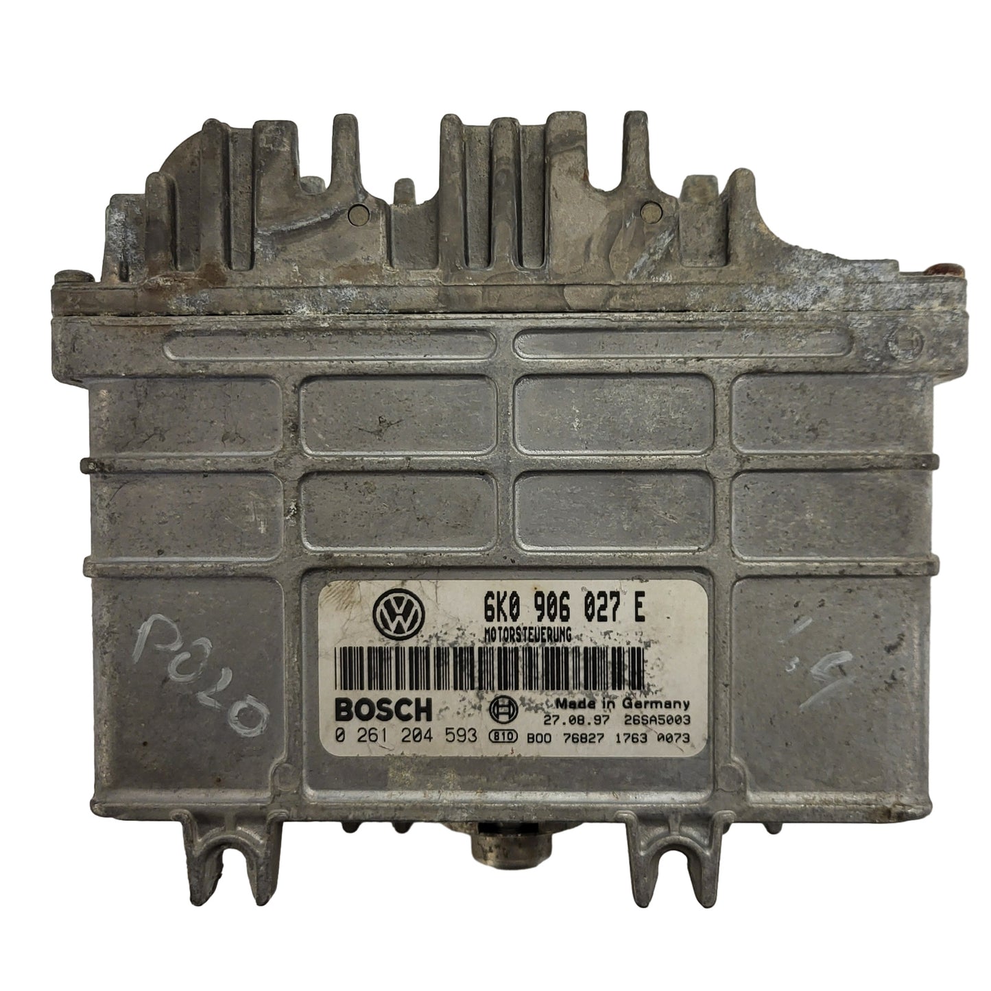 VOLKSWAGEN POLO 6N ECU / 0261204593 / 6K0906027E / BOSCH