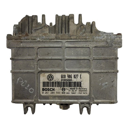 VOLKSWAGEN POLO 6N ECU / 0261204593 / 6K0906027E / BOSCH
