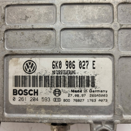 VOLKSWAGEN POLO 6N ECU / 0261204593 / 6K0906027E / BOSCH
