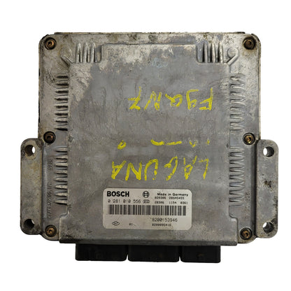 Renault Laguna ECU / 0281010556 / 8200153946 / 8200095416 / 28SA5455 / BOSCH